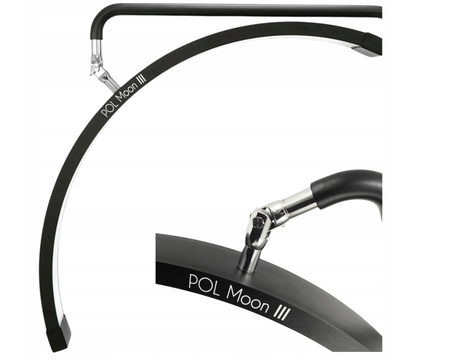 Lampa Kosmetyczna Podłogowa LED Mocna 45W Przedłużania Rzęs Stojąca Czarna