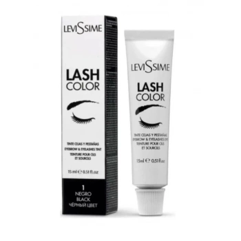 Levissime Farba do brwi i rzęs LASH COLOR 15ml  1 BLACK