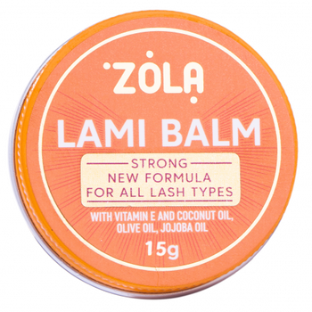 ZOLA LAMI BALM POMARAŃCZOWY klej bez kleju do laminowania rzęs 15g