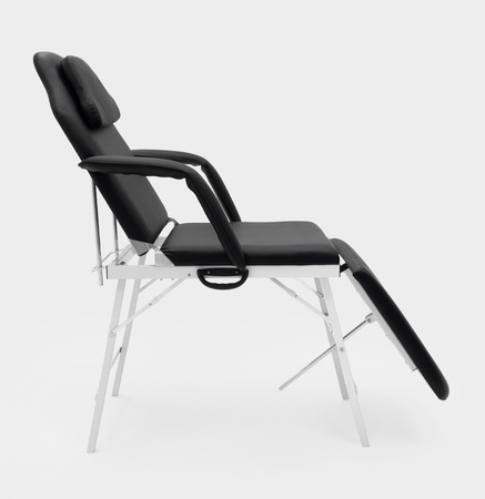 Fotel Kosmetyczny Składany Leżanka Regulacja Przedłużania Rzęs Pedicure