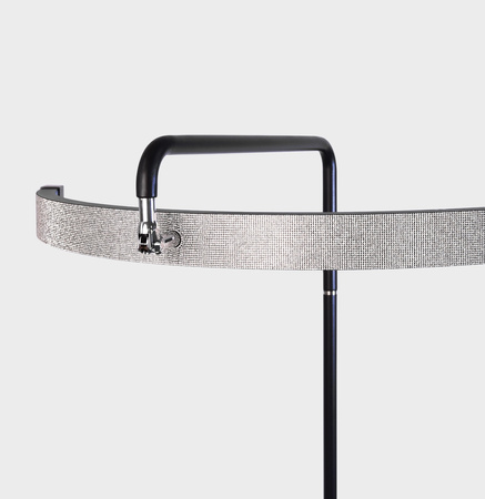 Lampa Kosmetyczna Regulowana Rzęs LED Bezcieniowa Podłogowa Stojąca Czarna