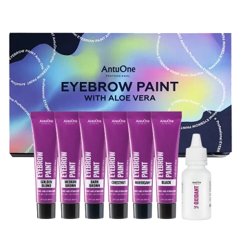 Zestaw farb do brwi AntuOne 6 kolorów + utleniacz AntuOne 3%