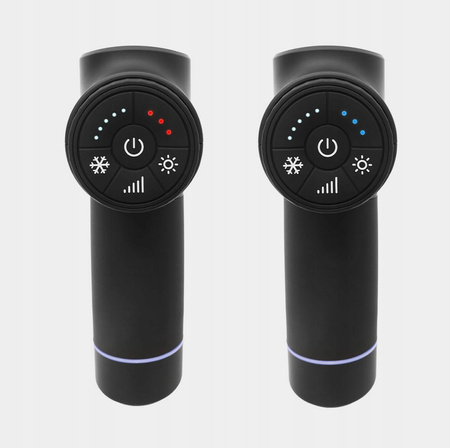 Pistolet do masażu z funkcją grzania i chłodzenia