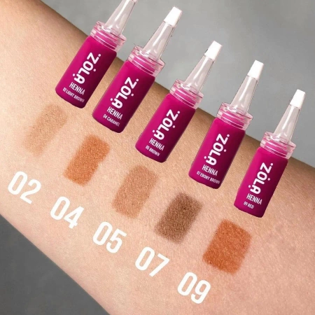 ZOLA Henna do koloryzacji brwi 5g  08 black