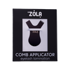 ZOLA grzebyk do laminacji metalowy Metal Comb Black