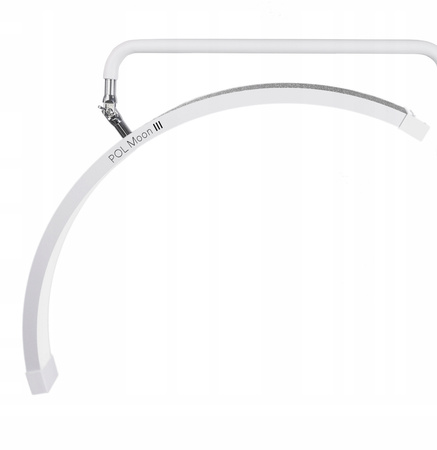 Lampa kosmetyczna do przedłużania rzęs POL Moon III z cyrkoniami biała