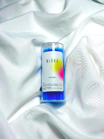 MIOKA Szczoteczki Aplikatory do rzęs Micro Brush  Różowe