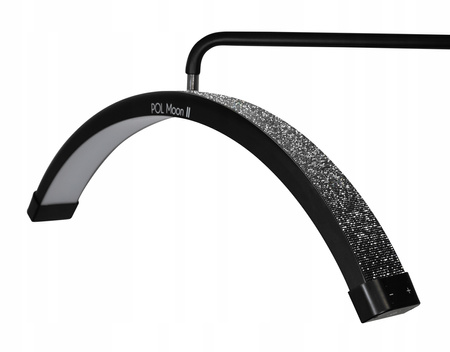 Lampa kosmetyczna do przedłużania rzęs POL Moon II z cyrkoniami czarna
