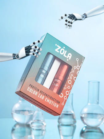ZOLA Color Lab EMOTION Zestaw do laminacji brwi i rzęs 10 ml + 10 ml