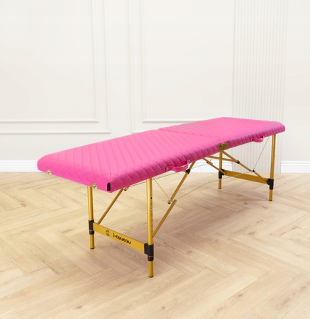 Łóżko Kosmetyczne Stół do Stylizacji Rzęs Składane Aluminiowe 60 cm