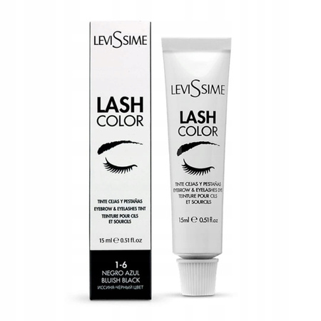 Kremowa Farba do brwi i rzęs Lash Color 15ml Levissime Graphite 1-1