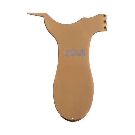 ZOLA grzebyk do laminacji metalowy MULTI Gold