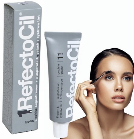 RefectoCil Farbka do brwi i rzęs 1.1 Grafit Graphite 15 ml