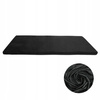 Poszewka Pokrowiec Ochronny Materac Kosmetyczny Płaski 80 cm CZARNY