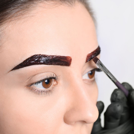 Synthetic Creator Pędzel do brwi No 5 skośny wąski