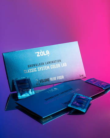 ZOLA Color Lab 02 Volume Blue zestaw saszetek 3 x 1ml