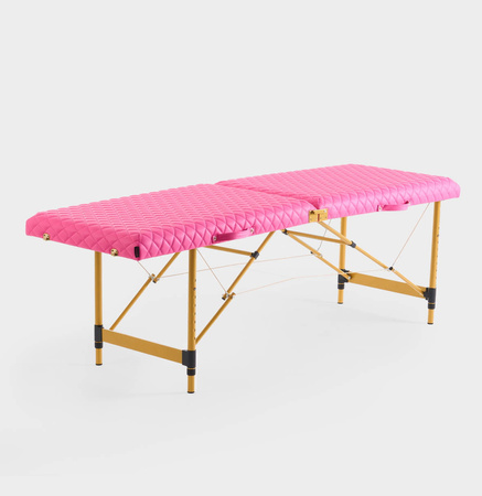 Łóżko Kosmetyczne Stół do Stylizacji Rzęs Składane Aluminiowe 60 cm