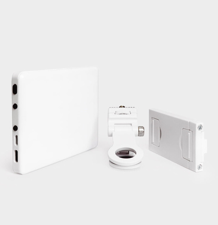 Lampka LED Telefon Klips Składana Zdjęć Selfie Makijaż Kosmetyczna Biała 5W