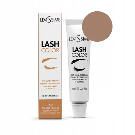 Kremowa Farba do brwi i rzęs Lash Color 15ml Levissime Negro Black 1