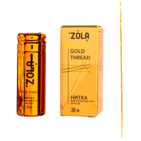 ZOLA Nić barwiąca do znakowania i geometrii brwi 30 m Czarna