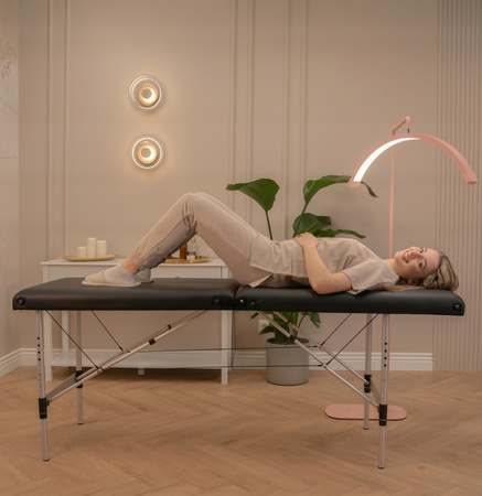 ZESTAW: Materac anatomiczny CLOUD + łóżko do przedłużania rzęs + prześcieradło 60 cm