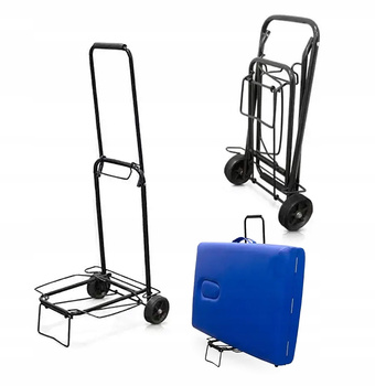 Wózek transportowy do łóżek kosmetycznych, składany