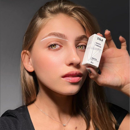 ZOLA Nić barwiąca do znakowania i geometrii brwi 30 m Biała