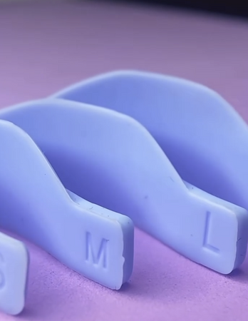 Lami Time Silikonowe Wałki Skręt L niebieskie ZESTAW ( S, M, L, XL )