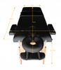 Stół do tatuażu 3 segmentowy drewniany- czarny