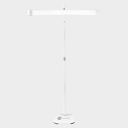 Lampa kosmetyczna do przedłużania rzęs POL Moon III z cyrkoniami biała