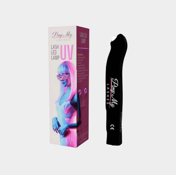 Mini lampa UV na pęsetę do przedłużania rzęs Pimp My Lashes Czarna