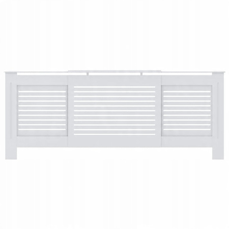 Maskownica Osłona Grzejnik Kaloryfer Obudowa Biała Regulowana 140-205cm