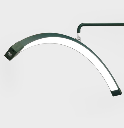 Lampa kosmetyczna do przedłużania rzęs POL Moon III z cyrkoniami zielona