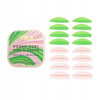 Zestaw wałeczków silikonowych Zola Round Curl Pink & Green (S, S1, M, M1, L