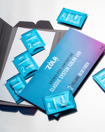 ZOLA Color Lab 02 Volume Blue zestaw saszetek 3 x 1ml