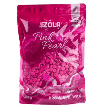 ZOLA BROW EPIL WAX Pink Pearl Wosk granulowany do depilacji 500g