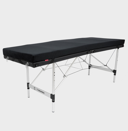 Łóżko Kosmetyczne Składane 60 cm + Materac Kosmetyczny do Przedłużania Rzęs 60x185 cm