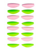 ZOLA Round curl pink & green Formy silikonowe do laminacji rzęs