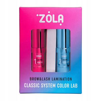 Zola Zestaw do laminacji Brow&Lash Lamination Classic System Color Lab 1+2
