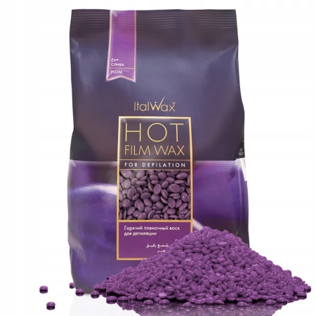 ItalWax Film wax Plum wosk do depilacji 100g