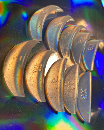 LAMI TIME M-Curl Wałki do lami Zestaw 4 rozmiary