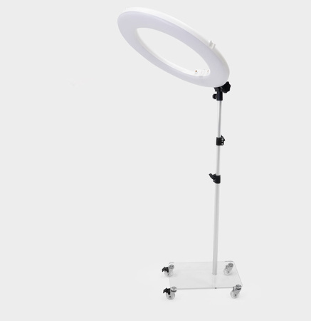 Stojak Na Kołkach Do Lampy Ring Duo Kosmetycznej Statyw Mobilny Regulowany