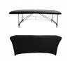 Łóżko Kosmetyczne Składane Stół do Stylizacji Rzęs 60 cm + Elastyczne Prześcieradło Pokrowiec