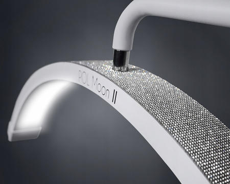 Lampa Kosmetyczna LED Mocna Biała + Łóżko Kosmetyczne Stół do Stylizacji Rzęs 60 cm