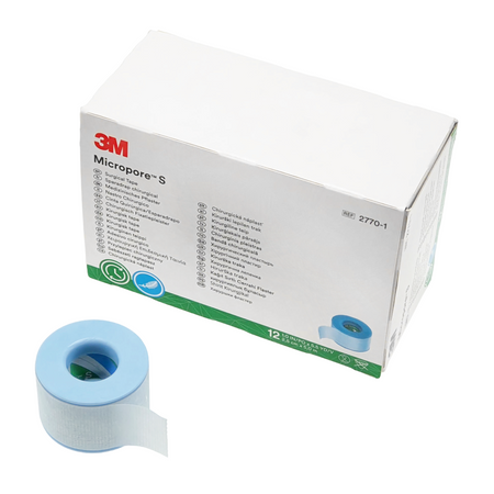 3M Taśma silikonowa Micropore S 2,5 cm x 5 m 1 szt