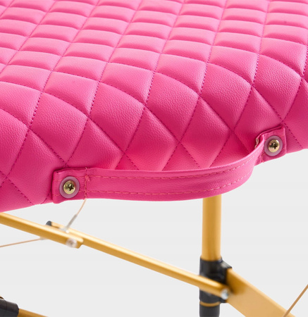 Lampa Kosmetyczna LED Podłogowa Pink 45w + Łóżko Kosmetyczne do Stylizacji Rzęs 60 cm