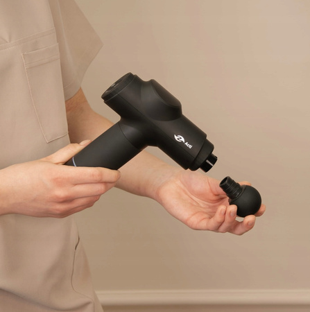 Pistolet Masażu Masażer Chłodzący Grzejący Pleców Ciała Szyi Massage Gun