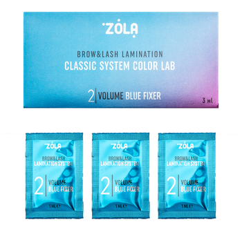 ZOLA Color Lab 02 Volume Blue zestaw saszetek 3 x 1ml