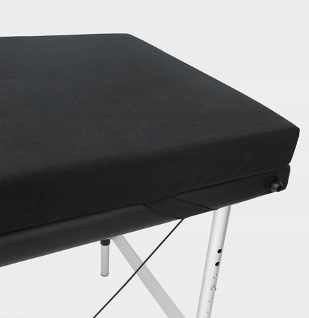 Łóżko Kosmetyczne Składane 60 cm + Materac Kosmetyczny do Przedłużania Rzęs 60x185 cm