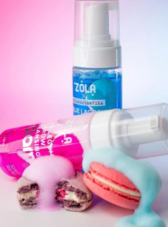 ZOLA x Viktorina Vika pianka oczyszczająca do brwi Blue Lagoon 150 ml